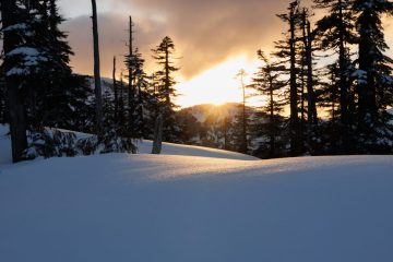 Sunset at the Flatiron trail