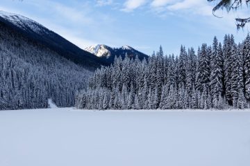 Frozen Lightning Lake