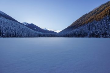 Frozen Lightning Lake