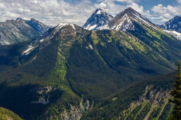 View from Lone Goat Mountain (The lake is Thunder Lake)