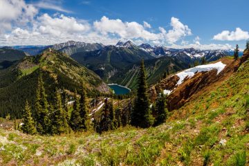 View from Lone Goat Mountain (The lake is Thunder Lake)