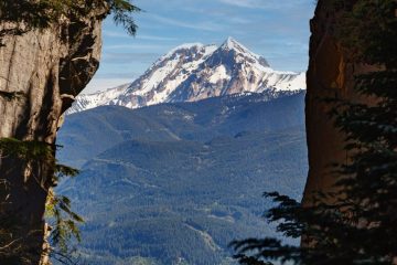 Mount Garibaldi  as seen from North Gully