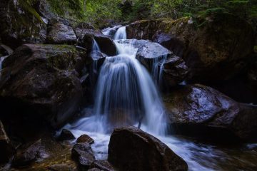 Small Waterfall at the trail head