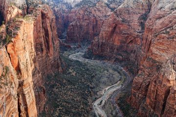 View from Angels Landing, Zion National Park